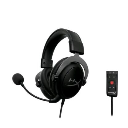 HP HYPERX CLOUD II GUNMETAL CUFFIE GAMING A PADIGLIONE OVER-EAR AUDIO SURROUND VIRTUALE 7.1 USB BLACK GREY