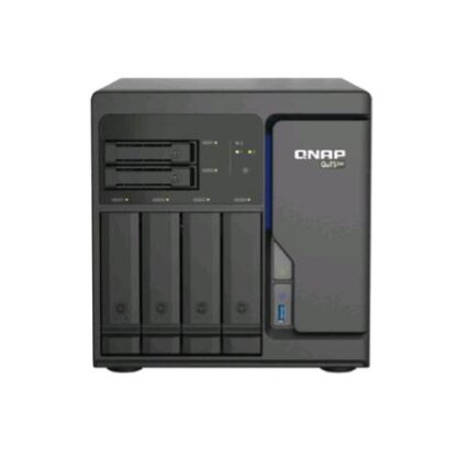 QNAP TS-H686 NAS CHASSIS TOWER XEON D-1602 2.5GHz RAM 8GB-4+2 BAY HDD/SSD 2.5"/3.5"-4xRJ-45 BLACK