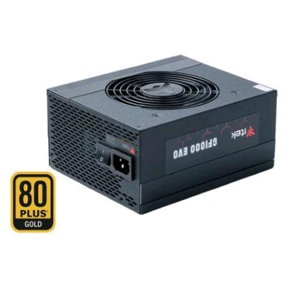 iTEK GF1000 EVO ALIMENTATORE ATX 1.000W 100V-240V CERTIFICAZIONE 80 PLUS GOLD CAVI MODULARI RAFFREDDAMENTO ATTIVO