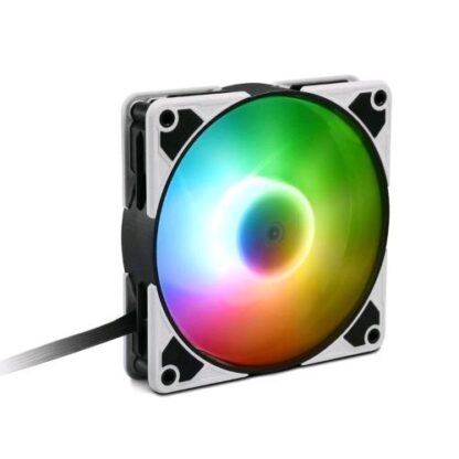 SHARKOON SILENTSTORM VENTOLA 120 PWM RGB CON CUSCINETTI ANTIVIBRAZIONE BIANCO NERO