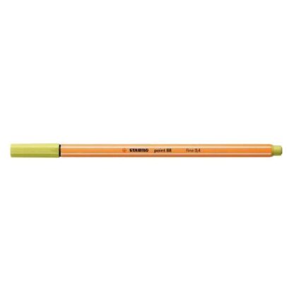 STABILO POINT 88 PENNA PUNTA IN FIBRA 0.40 mm MOSTARDA CONF 10 Pz.