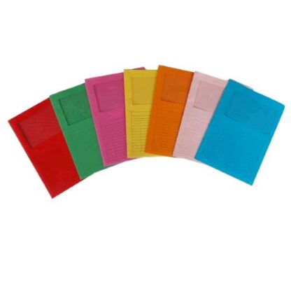 FRASCHINI CARTELLINE CON FINESTRA IN CARTONCINO 200GR 22X31 CM GIALLO CONF 20 Pz.