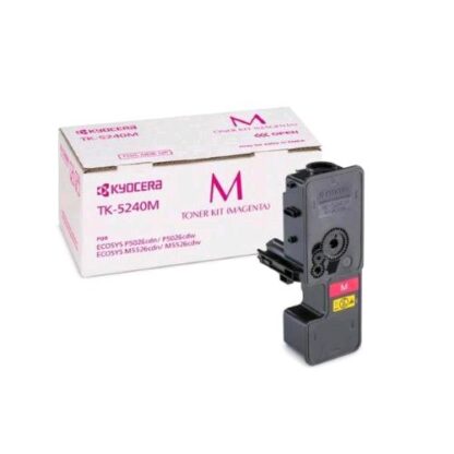 KYOCERA TK-5240M TONER MAGENTA PER ECOSYS M5026cdn M5026cdw M5526cdn M5526cdw 3.000 pagine