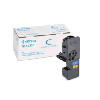 KYOCERA TK-5230C TONER CIANO PER ECOSYS P5021cdn/cdw e ECOSYS M5521cdn/cdw 2.200 PAGINE
