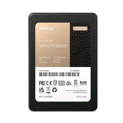 SYNOLOGY SAT5210-1920G SSD 1.920GB 2.5" SATA III SCRITTURA 500 MB/S LETTURA 530 MB/S