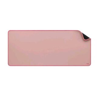 LOGITECH DESK MAT STUDIO SERIES TAPPETINO PER MOUSE CON BASE IN GOMMA RESISTENTE AGLI SCHIZZI BORDI CUCITI ROSA