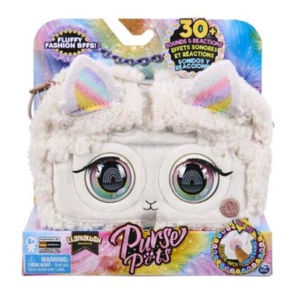 SPIN MASTER PURSE PET BAG "FLUFFY" LAMA BORSETTA INTERATTIVA