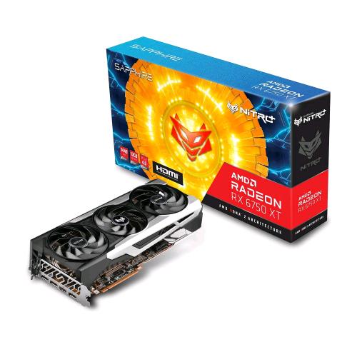 SAPPHIRE NITRO+ AMD RADEON RX 6750 XT GAMING OC 12GB GDDR6 DMI 3 x DISPLAYPORT