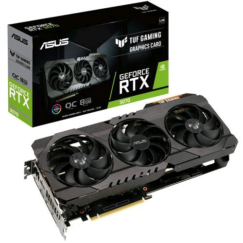 ASUS TUF GAMING TUF-RTX3070-O8G-V2-GAMING NVIDIA GEFORCE RTX 3070 8 GB GDDR6