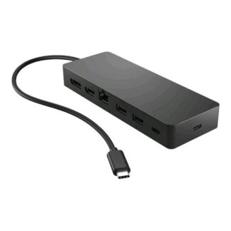 HP UNIVERSAL USB-C MULTIPORT HUB 2 x USB 3.2 Gen 1 - 1 x USB-C 3.2 Gen 1 - 1 x display / video - HDMI - 1 x display / video - DisplayPort-1 x rete - Ethernet - RJ-45-1 x USB-C (porta d'alimentazione)