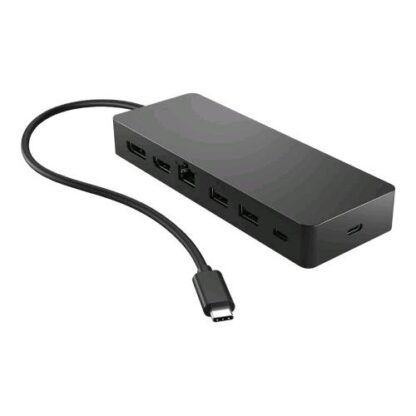 HP UNIVERSAL USB-C MULTIPORT HUB 2 x USB 3.2 Gen 1 - 1 x USB-C 3.2 Gen 1 - 1 x display / video - HDMI - 1 x display / video - DisplayPort-1 x rete - Ethernet - RJ-45-1 x USB-C (porta d'alimentazione)
