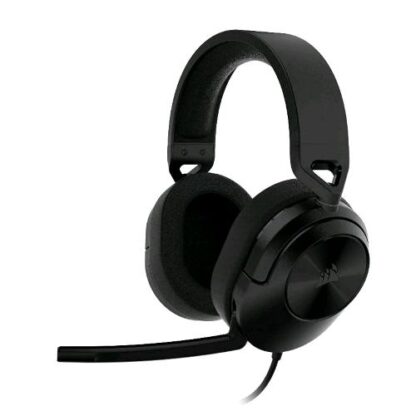 CORSAIR HS55 SURROUND CUFFIE GAMING CON MICROFONO OMNIDIREZIONALE AUDIO SURROUND DOLBY AUDIO 7.1 JACK 3.5 COMPATIBILE PC XBOX PS4 MOBILE CARBON