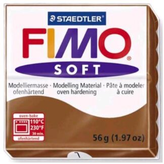 STAEDTLER FIMO SOFT PASTA DA MODELLARE PANETTO DA 57 GR CARAMELLO