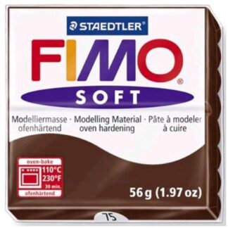 STAEDTLER FIMO SOFT PASTA DA MODELLARE PANETTO DA 57 GR CIOCCOLATO