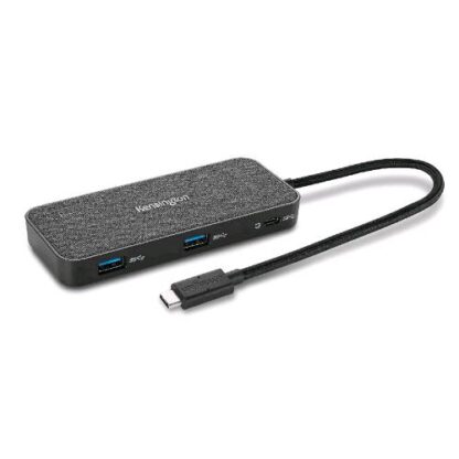 KENSINGTON SD1650P DOCKING STATION USB-C 4K SINGOLA PORTATILE CON ALIMENTAZIONE PASS THROUGH 100 W 2XUSB 3.2 USB-C 3.2 VGA HDMI LAN NERO GRIGIO
