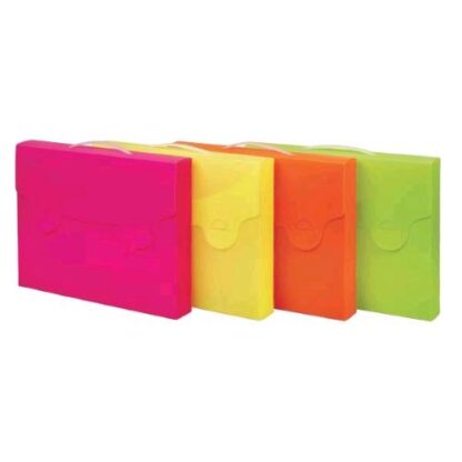 FAVORIT NEON VALIGETTA PORTADISEGNI IN PP 380X290X50 mm A4 COLORI ASSORTITI