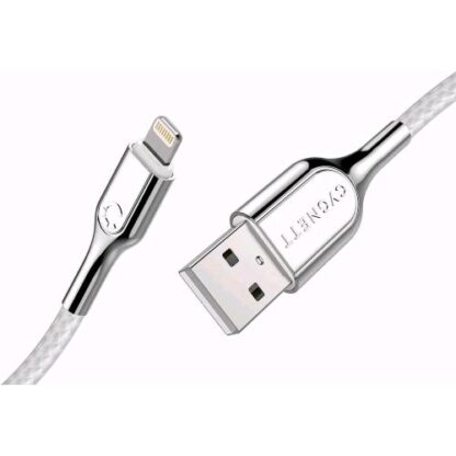 CYGNETT CAVO ARMOURED DA LIGHTNING A USB-A LUNGHEZZA 10CM BIANCO