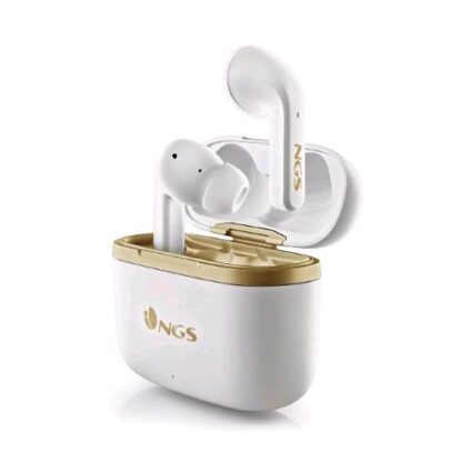 NGS ARTICA TROPHY CUFFIE AURICOLARI CON MICROFONO IN-EAR BLUETOOTH TWS ANC TOUCH CON CUSTODIA DI RICARICA BIANCO