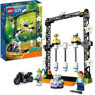 LEGO CITY SFIDA ACROBATICA KO CON MOTO E 2 MINIFIGURE