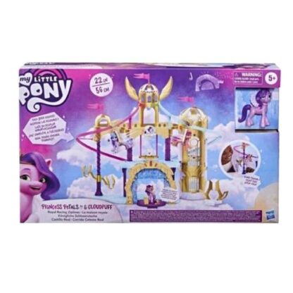 HASBRO MY LITTLE PONY PLAYSET DEL CASTELLO CON ZIPLINE E GIOCATTOLO DI PRINCESS PETALS