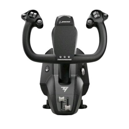 THRUSTMASTER TCA YOKE BOEING EDITION SIMULATORE DI VOLO STRUTTURA 100% IN METALLO JACK MICROFONO PER CUFFIE XBOX E PC LICENZA UFFICIALE BOEING GREY