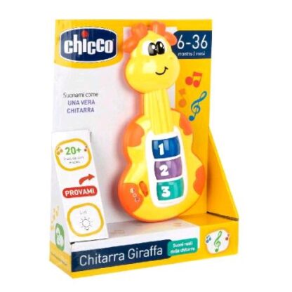 CHICCO GIRAFFA CHITARRA PRIMO GIOCO PARLANTE MUSICALE