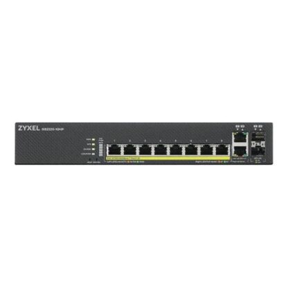 ZYXEL GS2220-10HP-EU0101F SWITCH GESTITO L2 8 x 10/100/1000 (PoE+) + 2 x combo Gigabit SFP-PoE+ (180 W)