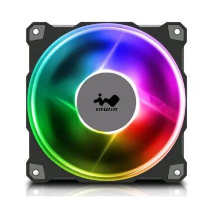 IN WIN JUPITER AJ120 VENTOLA ARGB PWM CON LED ADDRESSABLE RGB PERSONALIZZABILI NERO TRASPARENTE
