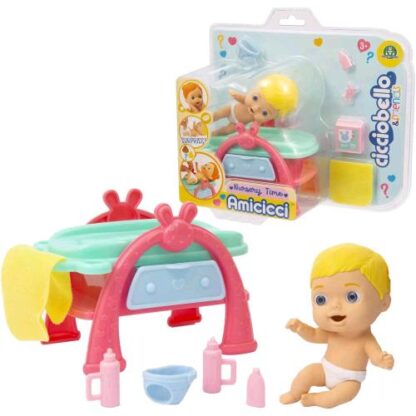 GIOCHI PREZIOSI CICCIOBELLO AMICICCI BABY CON COFANETTO NURSERY E ACCESSORI