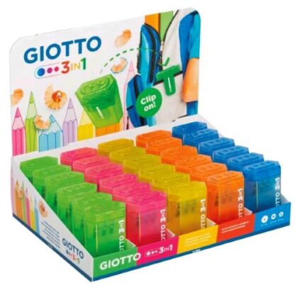 GIOTTO ESPOSITORE TEMPERAMTITE 3 IN 1 COLORI ASSORTITI CONF 30 Pz.