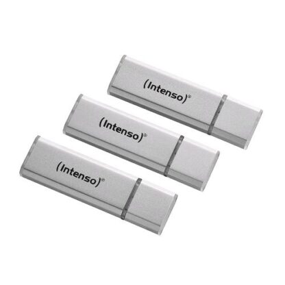 INTENSO CHIAVETTA USB 3x16GB USB 2.0 SILVER