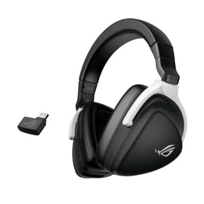 ASUS ROG DELTA S CUFFIE GAMING BLUETOOTH WIRELESS A PADIGLIONE VIRTUAL 7.1 SURROUND SOUND BLACK