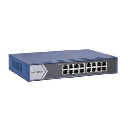 HIKVISION DS-3E1516-EI SWITCH DI RETE GESTITO L2 GIGABIT ETHERNET 16xRJ-45 FULL DUPLEX BLU