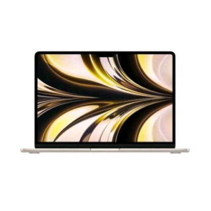 APPLE MACBOOK AIR 13.6" CHIP M2 CPU 8-CORE E GPU 8-CORE RAM 8GB-SSD 256GB-OS MONTEREY STARLIGHT (MLY13T/A)