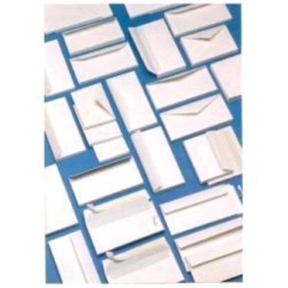 BLASETTI BUSTE DI CATA SENZA FINESTRA GOMMATA 120X180 mm 100 GR BIANCO CONF 500 Pz.