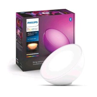 PHILIPS HUE WHITE&COLOR AMBIANCE LAMPADA PORTATILE SMART HUE GO ZIGBEE + BLUETOOTH CONTROLLO VOCALE DIMMERABILE 6W BIANCO