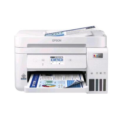 EPSON ECOTANK ET 4856 STAMPANTE INKJET MULTIFUNZIONE 4 IN 1 FOTOCOPIATRICE SCANNER STAMPANTE FAX A4 ADF DUPLEX WIFI ETHERNET DISPLAY USB