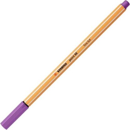STABILO FINELINER POINT 88 PENNA PUNTA IN FIBRA 0.4 mm PRUGNA CONF. 10 Pz.