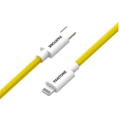 PANTONE CAVO DA USB-C A LIGHTNING 60W 1.5 MT GIALLO