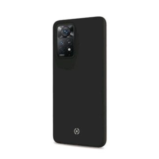 CELLY CROMO XIAOMI REDMI NOTE 11 PRO 4G/11 PRO 5G COVER IN TPU CON RIVESTIMENTO IN SILICONE SOFT TOUCH BLACK
