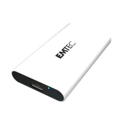 EMTEC ECSSD2TX210G SSD 2.000GB PORTATILE 3.2GEN2 x210G GAMING SATA III 3D NAND 10 GBIT/S BIANCO NERO
