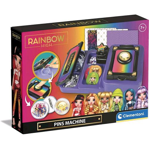 CLEMENTONI RAINBOW HAIR PINS MACHINE SET PER CREARE SPILLE GIOCO CREATIVO