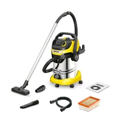 KAERCHER WD 6 P S V-30/8/22/T BIDONE ASPRIRA SOLIDI E LIQUIDI 1300W GIALLO