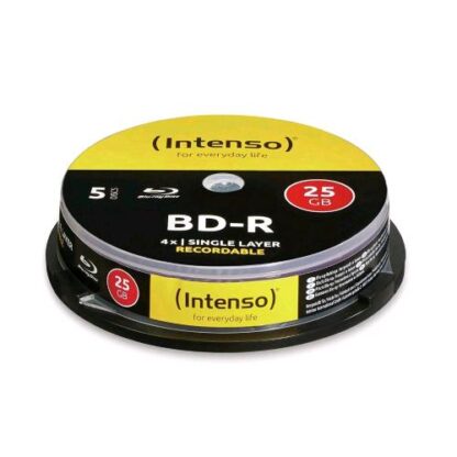 INTENSO DISCO VERGINE BLU-RAY BD-R 25GB 5 PZ