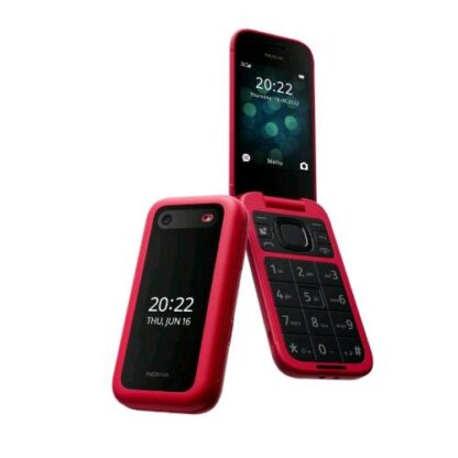 NOKIA 2660 FLIP 4G DUAL SIM 2.8" CLAMSHELL FOTOCAMERA BLUETOOTH 4G LTE ITALIA RED