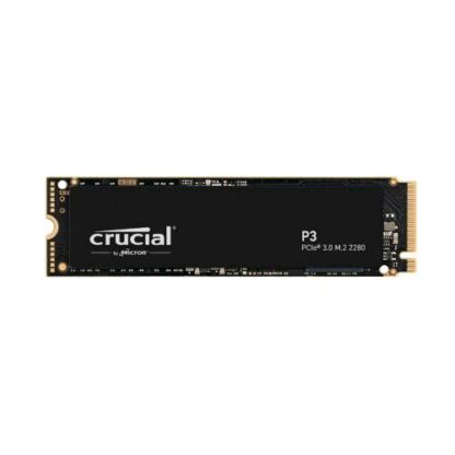 CRUCIAL P3 CT500P3SSD8 SSD M.2 2280 NVME 500GB PCIE3.0X4 3D NAND READ:3500MB/S-WRITE:1900MB/S BLACK