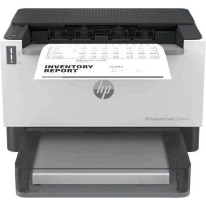 HP LASERJET TANK 2504dw STAMPANTE LASER B/N A4 WI-FI DUAL BAND FRONTE RETRO 22ppm