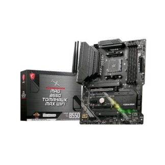 MSI MAG B550 TOMAHAWK MAX WIFI SCHEDA MADRE ATX AM4 4xDDR4 2xM.2 6xSATA3 DDR4 BOOST 5100+MHZ/OC PCIE 4.0 & 3.0 X16 2.5G LAN AMD WI-FI 6E BLEUTOOTH 5.2