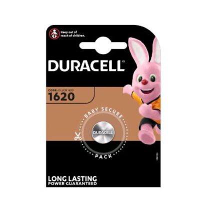 DURACELL DL1620/CR1620 BATTERIA A BOTTONE AL LITIO 3V DL1620 1PZ