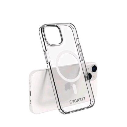 CYGNETT AEROSHIELD MAGSAFE APPLE iPHONE 14 COVER IN TPU ANTIURTO TRASPARENTE